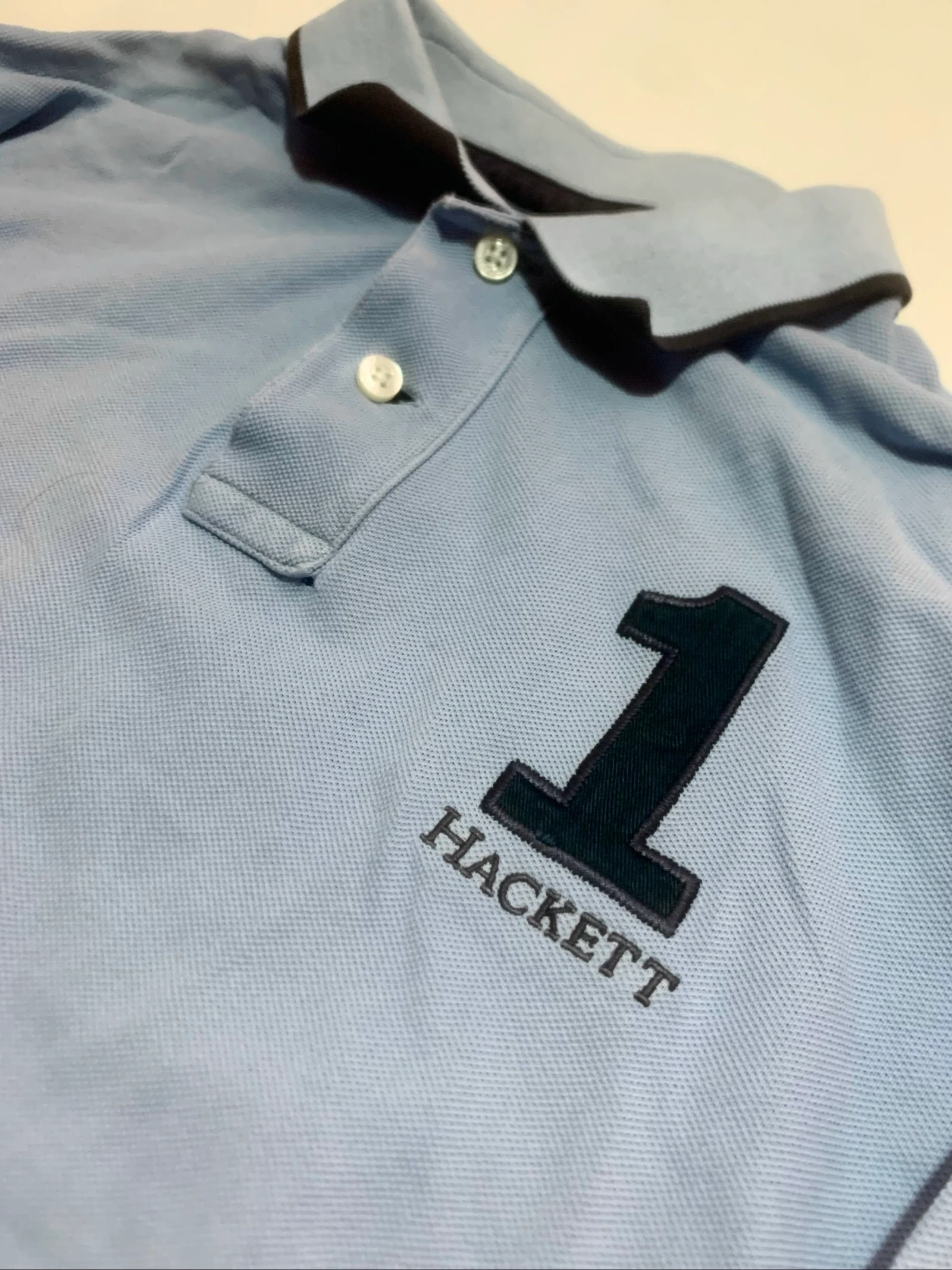 Polo Hackett Original Bleu Taille M – photo 2